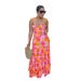 Women's Clothing new style printed skirt tube top dress three colors optional_mkmklike.com