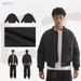ETAI Men's Clothing|American Style Trendy Brand Short Bomber Simple Solid Color Multifunctional Water-Resistant Zipper_mkmklike.com