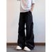 American Retro Washed Old Tooling Jeans Men's Trendy Brand Versatile Pleated Straight High Street Casual Long Pants_mkmklike.com