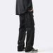 American Functional Jeans, Men's Trendy Brand, Micro Flared Multi Pocket Workwear Pants, Loose And Versatile Casual_mkmklike.com