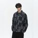 2025 Spring New Trendy Casual Large Size Loose And Women's Color Blocked Jacquard Cowboy Jacket Men's Wear_mkmklike.com
