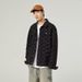 Denim Jacket, Men's Collar Versatile Long Sleeved Jacket, Youth Slim Fit Trendy Brand Print_mkmklike.com