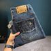 Men's Clothing High End Men's Jeans Versatile Slim Fit Slim Fitting Embroidery Print Casual Trendy Stretch Trousers_mkmklike.com