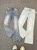 Men's Clothing Street Jeans Retro Distressed Black Gray Patches Paint Hip Hop Elastic Slim Fit Skinny Pants Men's Trend_mkmklike.com