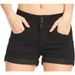 Trendy Girl Closet Trendy Girl Closet New 5 Colors 6 Sizes Waist-Cinching Denim Stretch Shorts Casual Versatile Hot Pants For Women S----XXXL_mkmklike.com