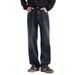 Men's Clothing American Retro Fleece Lined Jeans Men's Loose Wide Leg Versatile Straight Leg Trousers_mkmklike.com