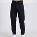 Men’s Slim Tapered Banana Jeans – Premium 98% Cotton, Stretch Comfort, Black Washed Denim (Sizes 29-38, Zip Fly, Everyday Versatile)_mkmklike.com