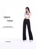 Dopamine Candy-colored Straight-leg Jeans For Women, 2026 Summer New High-waisted Loose Slimming Wide-leg Pants_mkmklike.com