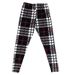 New European And American Style Printed Casual Red Plaid High-waisted Stretch Leggings Women, Suitable For Outerwear_mkmklike.com