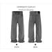 High Street AC Washed Loose Wide Leg Jeans Mid Waist Blue Gray Cotton Casual Sports Biker Style_mkmklike.com