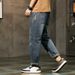 American Retro Tapered Jeans Men's Spring Trendy Loose Straight Pants Spring New Casual Pants_mkmklike.com