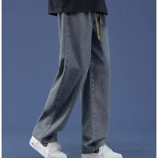Men's Jeans Autumn Hot Sale Loose Straight Wide-Leg American Style Trendy Brand Workwear Casual Pants For Men_mkmklike.com