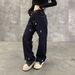 Vintage-Inspired Embroidered Straight-Leg Jeans For Men & Women – High-Street Fashion, Relaxed Fit, Unisex Denim Pants For Casual Wear_mkmklike.com