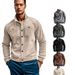 Cross-Border Foreign Trade New Corduroy Lapel For Men, Light And Mature Casual Versatile Multi-Poc Workwear Men's_mkmklike.com