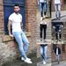 Men's Clothing Autumn New Men's Tight Solid Color Denim Men's Pint Sized Pants_mkmklike.com