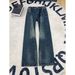 Men's Clothing Men's Style Wide Leg Trousers Retro Deconstructed Washed Denim Jeans Spring Casual Straight Leg With Slight Flare_mkmklike.com