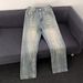 Vintage Washed Blue Wide-Leg Jeans – Unisex High Waist Straight Fit (S-3XL, Light Blue)_mkmklike.com