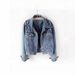 Women's European Style Cross Border Denim Jacket Beaded Rhinestone Embellished Trendy Student Loose Fit Coat_mkmklike.com