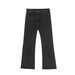Men's Clothing Four Seasons New Arrivals Trendy Personality Straight Tube Micro Flare Solid Color Jeans For Men_mkmklike.com