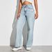 Women's Light Wash Relaxed Fit Jeans – 90% Cotton Straight-Leg Denim Pants (Breathable, Sweet & Casual Style, Perfect For Everyday Wear)_mkmklike.com