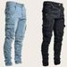 Slim Fit Stretch And Tailored Slim Profile Denim Jeans – Side Pocket Design For Men (S-XXXL)_mkmklike.com
