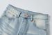 Men's Cleanfit Straight Slight Flare Blue Jeans - Slim Fit, Vintage Wash, High Street Vibe_mkmklike.com