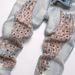 Blue Retro High Street Stretch Jeans for Youth Cross Border Trade Style Flared Studded Embroidered Trendy 8296_mkmklike.com