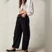 Women's Clothing Fashion Casual Women's Loose Wide Leg Pants Mid Waist Washed Denim Trousers_mkmklike.com
