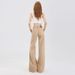 Women's Flared Jeans 2025 New American Style Slimming Drapey Bell-bottom Pants Women's Khaki Trousers_mkmklike.com