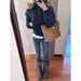 High-waisted Fleece-lined Skinny Jeans For Women, New Autumn And Winter Thickened Warm Casual Cropped Pencil Pants_mkmklike.com