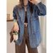 Chicco Chicco Double Pocket Workwear Denim Jacket For Women, European Style Early Autumn New Loose Fashionable Top_mkmklike.com