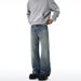 Vintage Washed Jeans – Cleanfit Staple With Subtle Flare & Whiskering (Men’s & Women’s, Mid-Rise, Non-Stretch, 86% Cotton, Classic Blue)_mkmklike.com