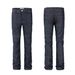 Dark Blue Men's Trendy Brand Slightly Flared Denim Trousers High Street Style Original Color Segmented Deconstructed Patchwork_mkmklike.com