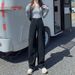 High-waisted Straight-leg Jeans Women, Early 2026 New Style, Petite-friendly, Loose-fitting, Slimming, Wide-leg,_mkmklike.com