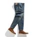 Factory Direct Sales Autumn New Cotton Elastic Jeans Men's Retro Slim-fit Large-size Denim Trousers Men's Foreign Trade Trendy Brand_mkmklike.com