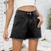 K New Versatile Denim Shorts Slimming Hot Pants_mkmklike.com