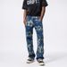 Men's Clothing Retro High Street Loose Straight Leg Jeans For Men, Autumn And Winter Style_mkmklike.com