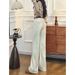Women's High-Rise White Embroidered Flared Jeans – Vintage 70s Bell Bottom With Boho Stitching & Non-Skinny Fit For Spring_mkmklike.com