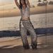Effortless Americana Style Leopard Print High Waist Straight Leg Jeans 2K High Street Style Women's Clothing Autumn New Fashion_mkmklike.com