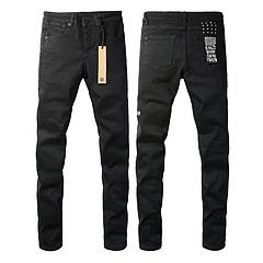 KSB Straight Leg Ripped Stretch American High Street Casual Men's Jeans In Stock Mixed Pants_mkmklike.com