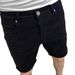 Men's Clothing Rhinestone Embellished Denim Shorts High Street Style New Summer Five Point Pants Summer Style_mkmklike.com