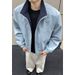 American-style Color-block Flight Jacket For Men, Spring Cleanfit Double-zipper Sports Jacket, Outdoor Three-proof_mkmklike.com