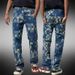 Men's Clothing Retro High Street Loose Straight Leg Jeans For Men, Autumn And Winter Style_mkmklike.com