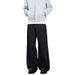 Men's Clothing Unisex Classic Straight-Leg Jeans | Comfortable Cotton Denim Pants | Cleanfit & Vintage Style | Multiple Pockets | Dark Blue & Black_mkmklike.com