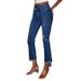 Women's Clothing Spring And Summer Casual Slim Fashion Slim Denim Cropped Trousers_mkmklike.com
