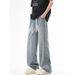 Mingge | 2025 Spring New Side Three Leg Jeans Men, American High Street Loose Straight Pants For Men_mkmklike.com