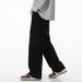 Men's Retro Style Wide Leg Jeans Loose Fit Trendy Cargo Pants High Street Multi Pocket Casual Functional Mid Waist Black Blue_mkmklike.com