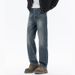 Cleanfit Elastic Autumn And Winter New Jeans Men's Fit Straight Loose Plus Large Size Youth Middle Waist Chaozhi Clothes Decoration K11 Denim Shili_mkmklike.com