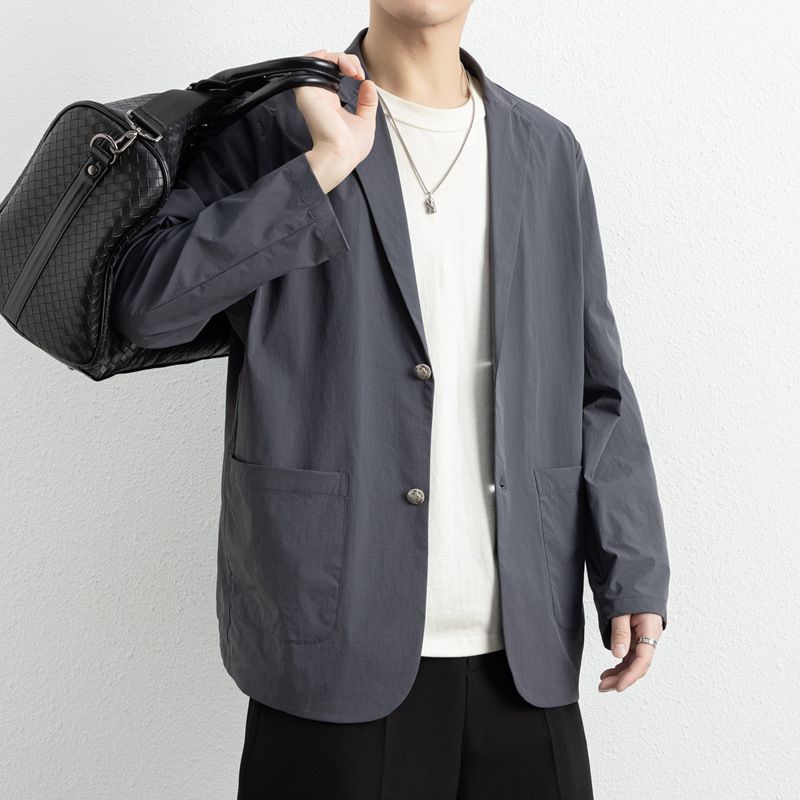 Cross-border Foreign Trade 2026 Spring New Jacket, Light Luxury Versatile Lightweight Coat, Men's Thin Casual Jacket_mkmklike.com