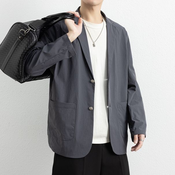 Cross-border Foreign Trade 2026 Spring New Jacket, Light Luxury Versatile Lightweight Coat, Men's Thin Casual Jacket_mkmklike.com